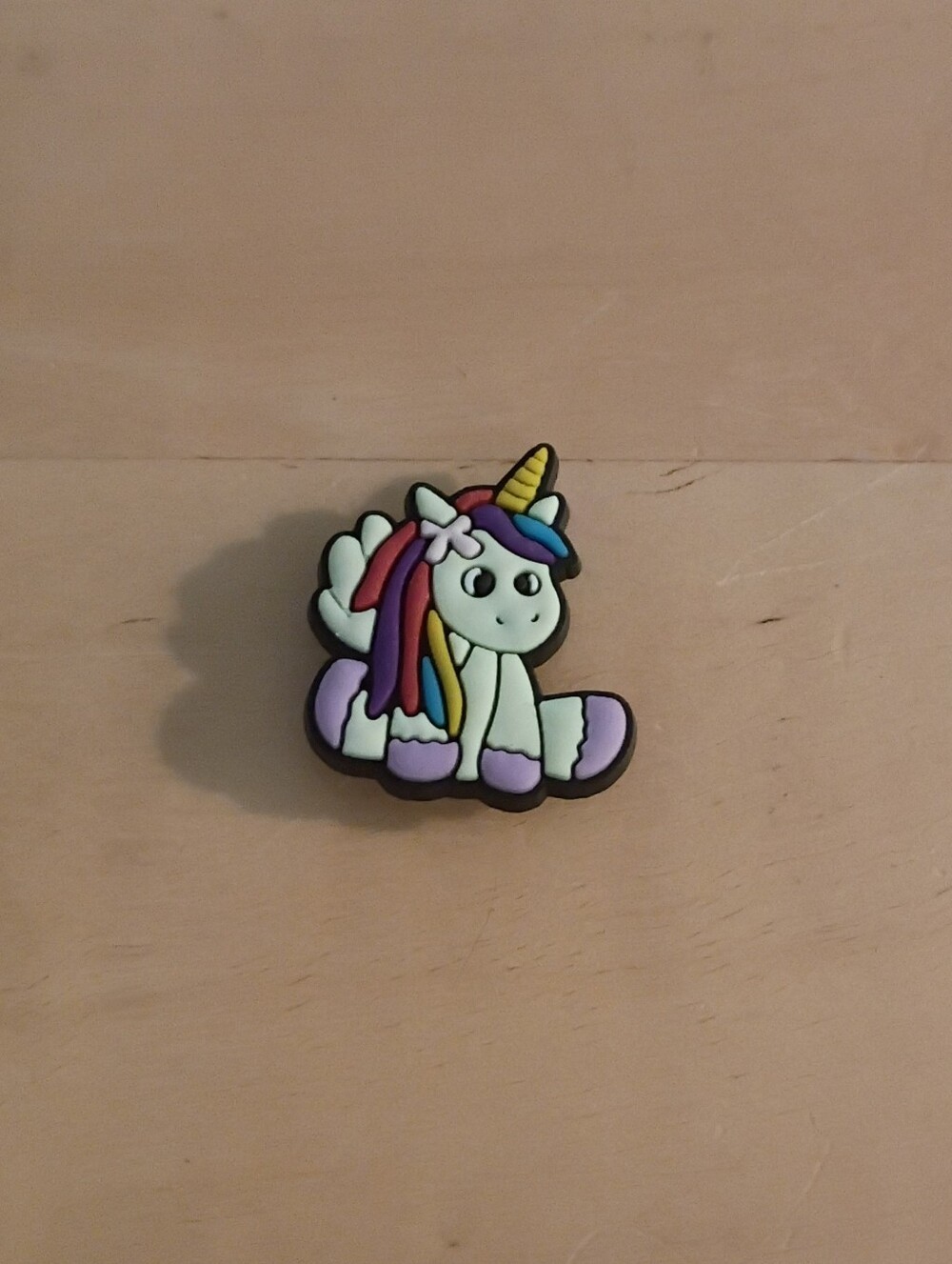10 for $10 Jibbitz Croc Charms - Unicorn w/ Wings & Multicolored Hair - New